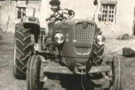 paul sur son tracteur