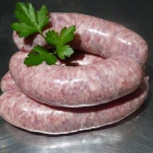 Saucisse fraiche de la ferme du moulin des chartreux
