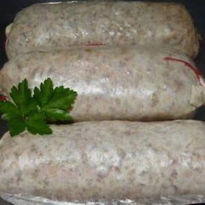 Saucisson couenne de la ferme du moulin des chartreux