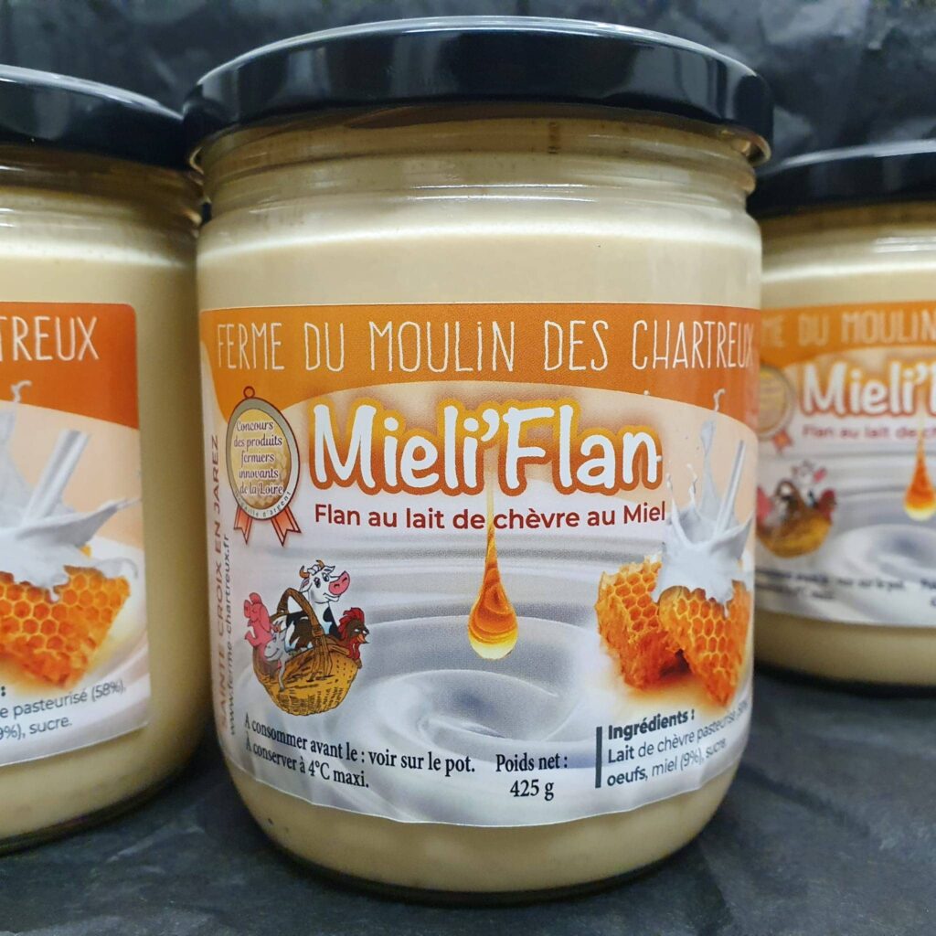 Mieliflan de la Ferme du moulin des chartreux